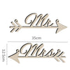 Mrs Arrow Signboard Creative Wedding Decoration