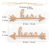 Mrs Arrow Signboard Creative Wedding Decoration