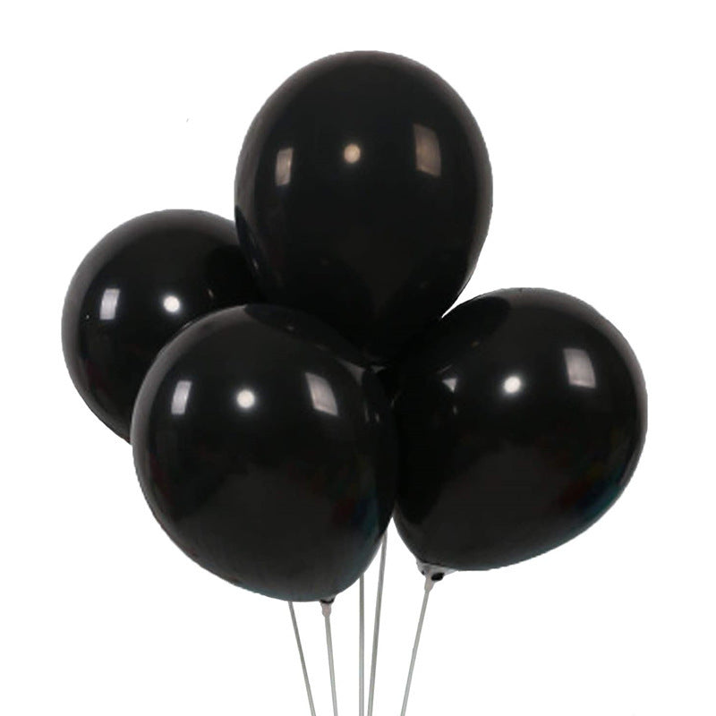 Black Balloon 18-inch Round Birthday Party Decoration
