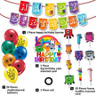 Numberblocks Theme Balloon Birthday Party Background Decoration