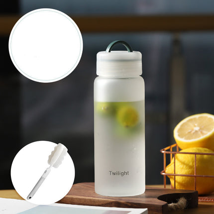 Student Fashion Portable Heat-Resistant Glass Mug