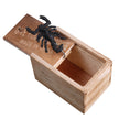 Prank Spider Wooden Scare Box