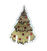 10Pcs Lot Paper Red Christmas Hat Wine Champagne Tipple Cup Decorations