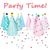 12-Pack Party Hats for Children's Celebrations