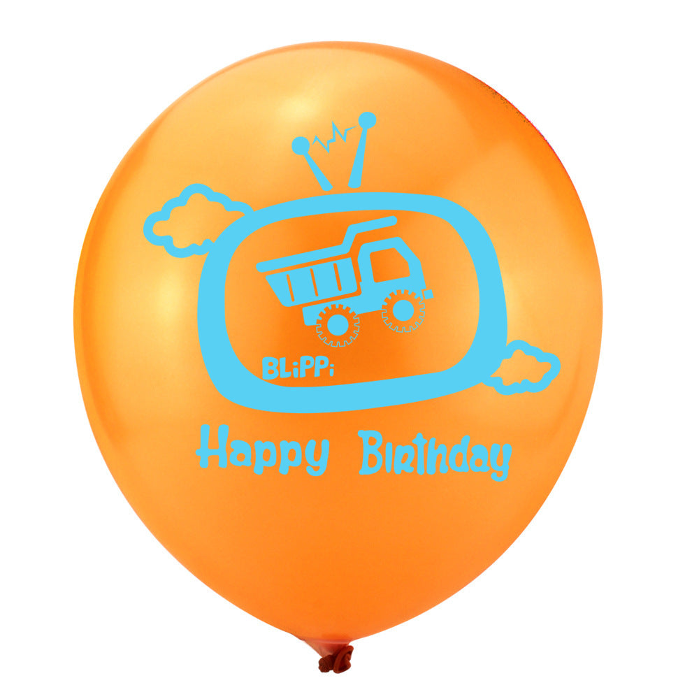 Theme 12 Inch Latex Balloons for Birthday Party Decoration