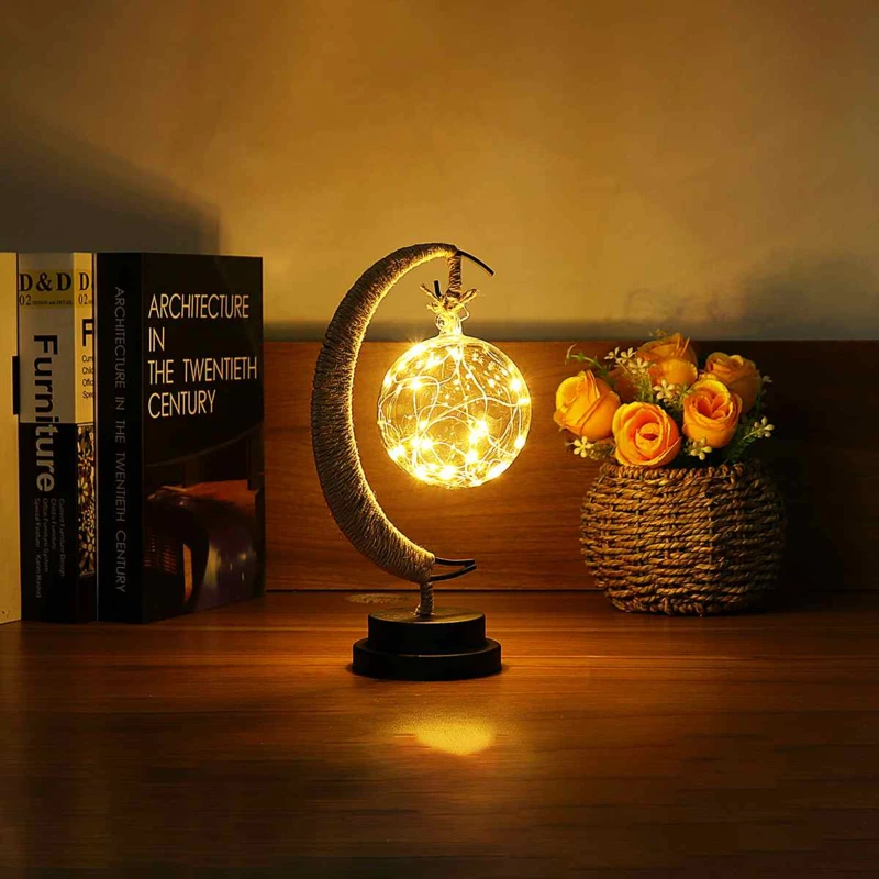 LED Moon Light Decor Ornament Night Light Star Decorative Lamp