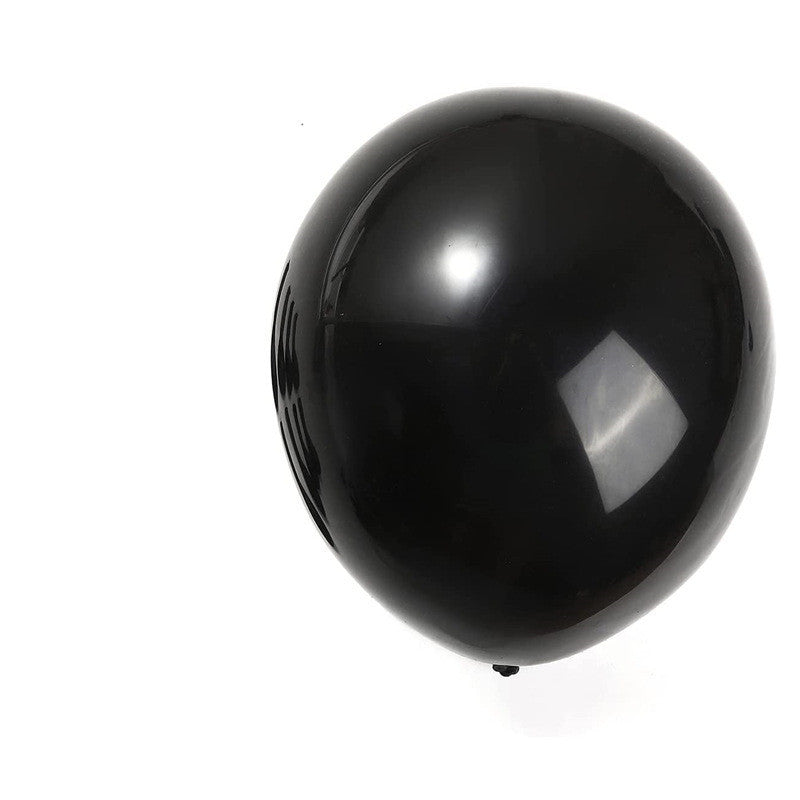Black Balloon 18-inch Round Birthday Party Decoration