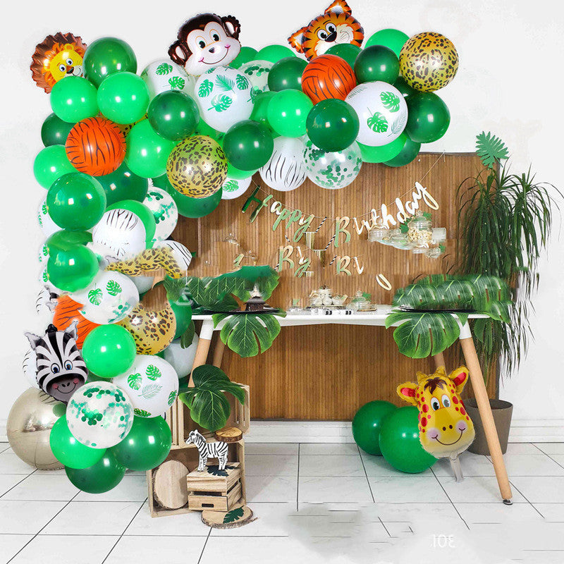 Animal Birthday Party Decoration Set Balloon Hinge Set