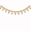 Party decoration linen pennants