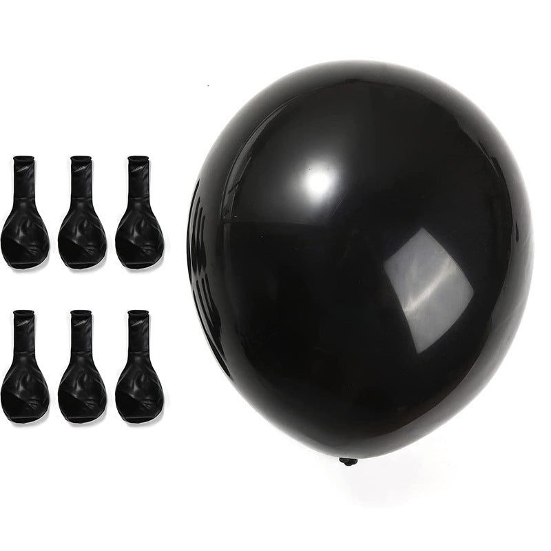 Black Balloon 18-inch Round Birthday Party Decoration
