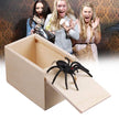 Prank Spider Wooden Scare Box