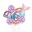 Birthday Party Supplies: Decorative Mermaid Balloon Set