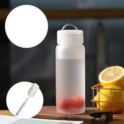 Student Fashion Portable Heat-Resistant Glass Mug