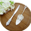 Silver-Plated Cake Spatula and Knife Set