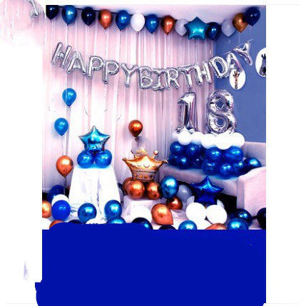 Happy Birthday Party Arrange Balloon Decoration Ball