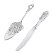 Silver-Plated Cake Spatula and Knife Set