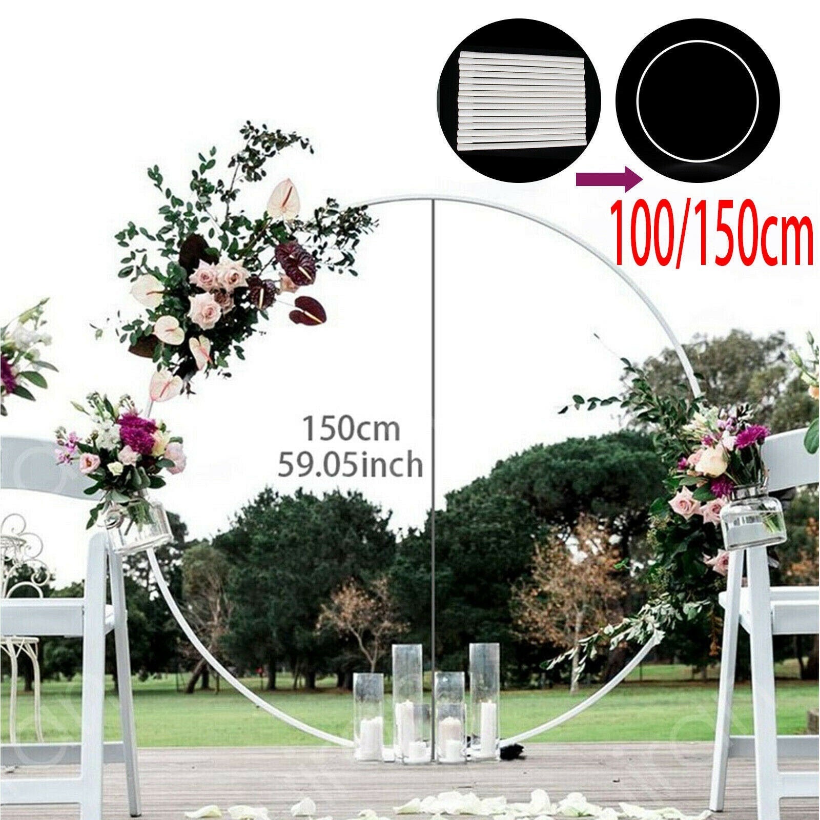 Party Decoration Arched Round Balloon Post Holder