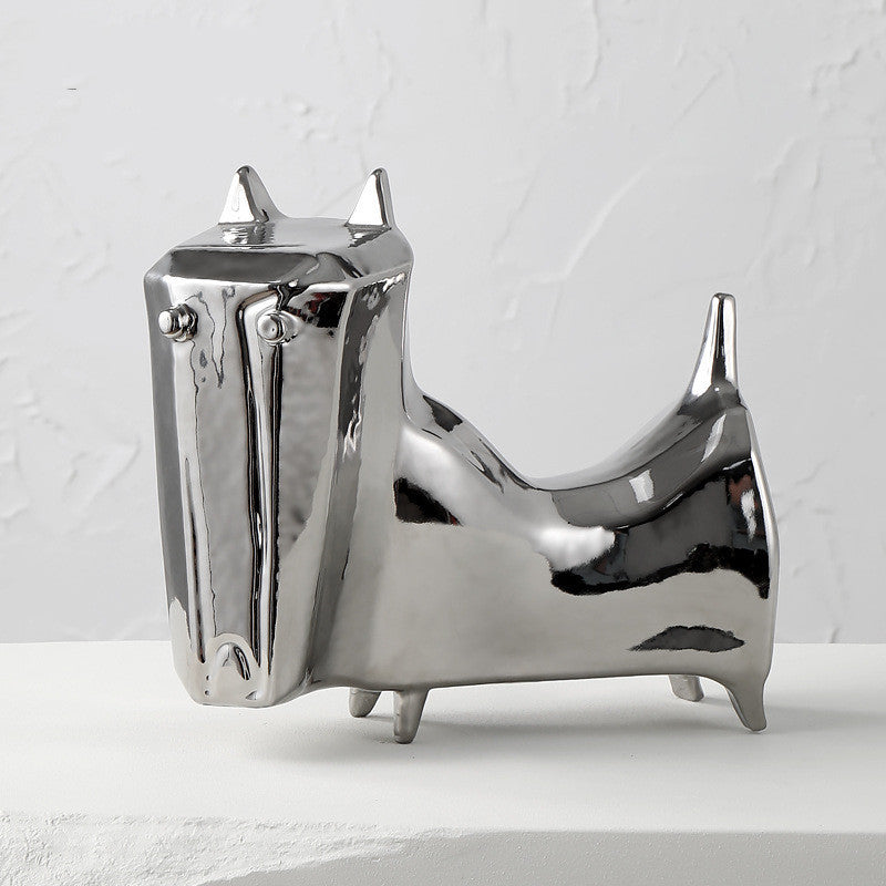 Simple Style Desktop Cartoon Ceramic Decorations