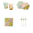 Adult Birthday Party Supplies Decoration Disposable Tableware Set